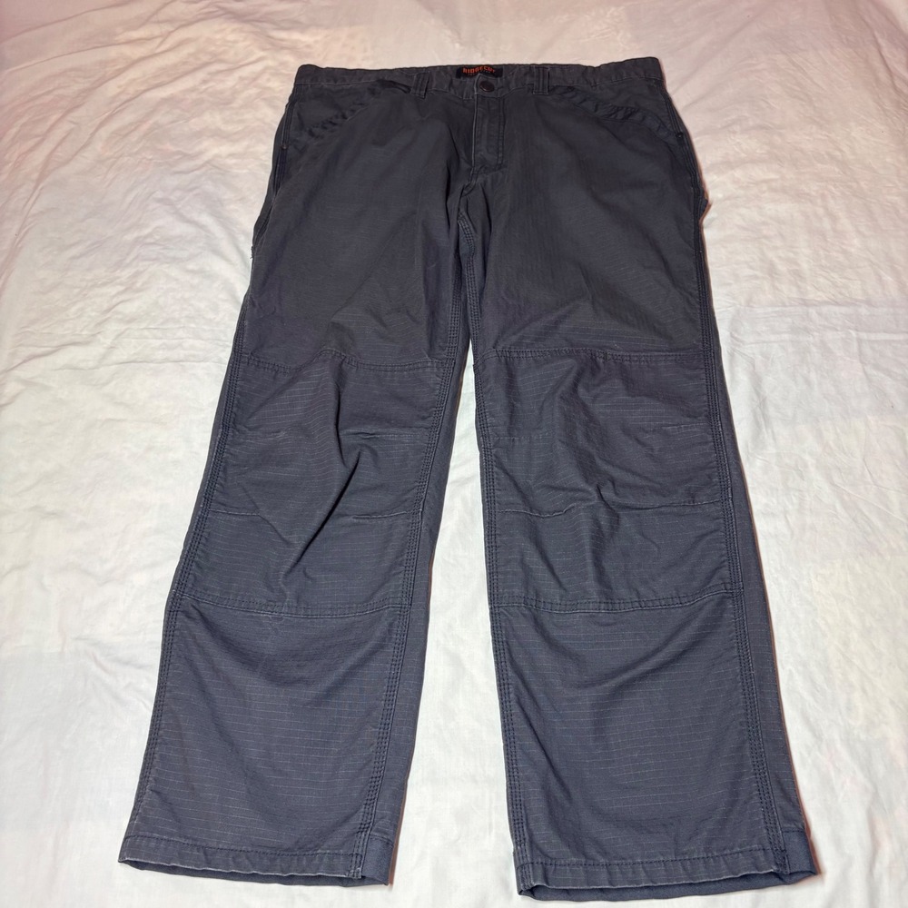 Ridgecut Toughwear 42x32 Dark Gray Ripstop Work Pants Articulated Knee RC11011